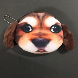 Plush Beagle Dog Coin Purse